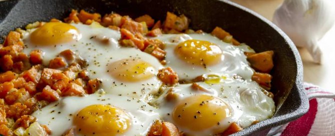 Receta de Boniato con Huevos