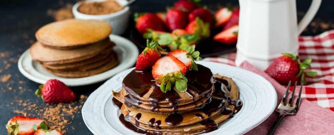 tortitas de chocolate